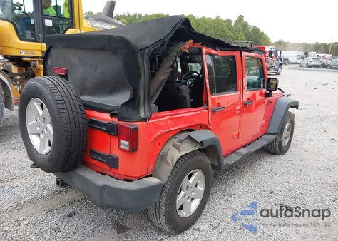 2013 Jeep Wrangler Unlimited Sport из США, поврежденный, VIN 1C4BJWDG3DL622967